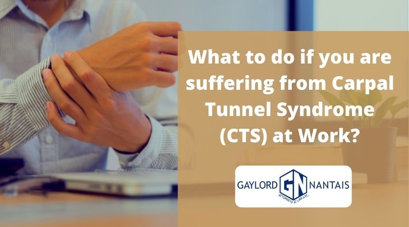 Carpal tunnel Syndrome | Gaylord & Nantais workers' Comp