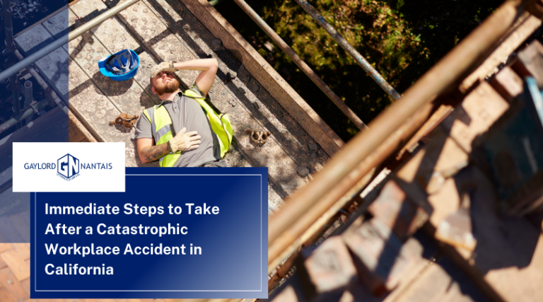 Immediate Steps to Take After a Catastrophic Workplace Accident in California | GN