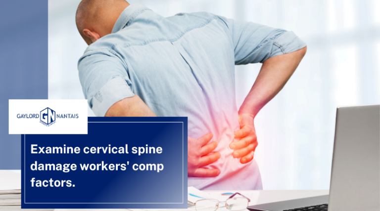 Examine cervical spine damage workers' comp factors. | GN