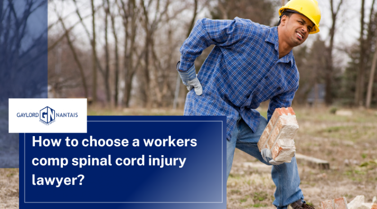 How to choose a workers comp spinal cord injury lawyer | GN