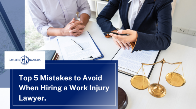 Top 5 Mistakes to Avoid When Hiring a Work Injury Lawyer. | GN