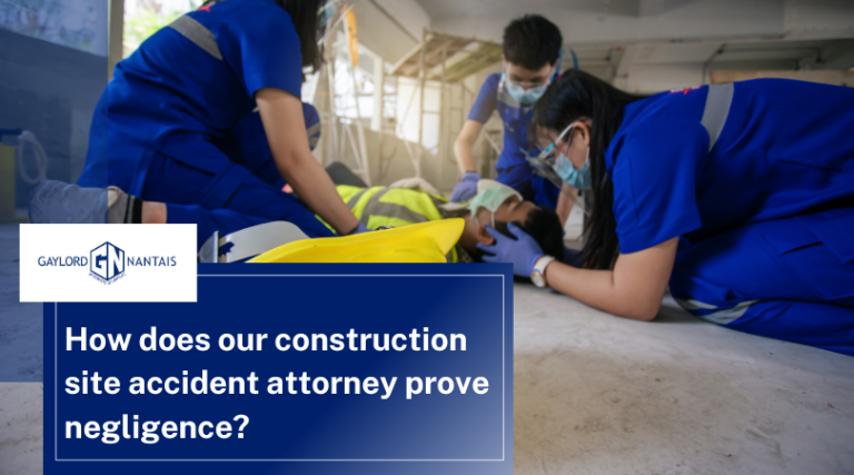 How does our construction site accident attorney prove negligence | GN