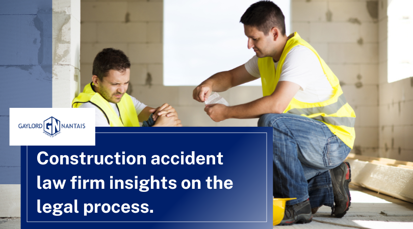 Construction accident law firm insights on the legal process.