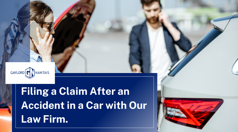 Filing a Claim After an Accident in a Car with Our Law Firm.