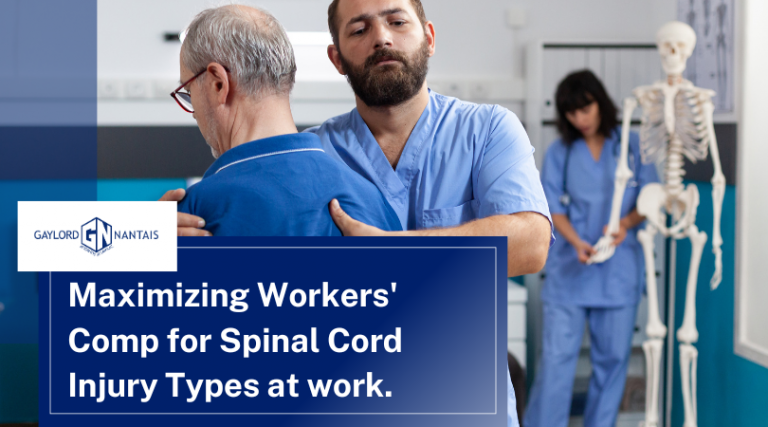 Maximizing Workers' Comp for Spinal Cord Injury Types at work.