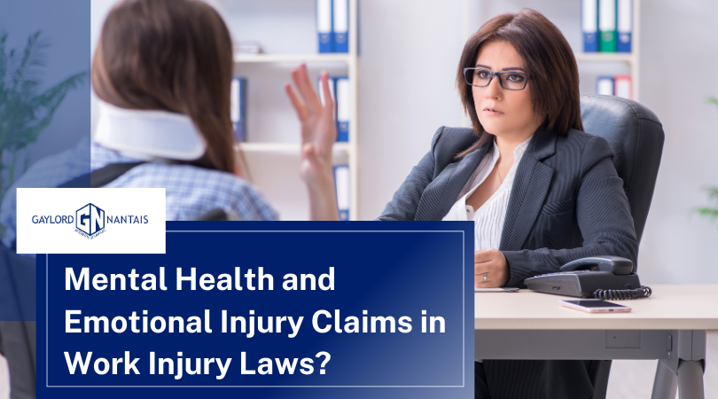 Mental Health and Emotional Injury Claims in Work Injury Laws?