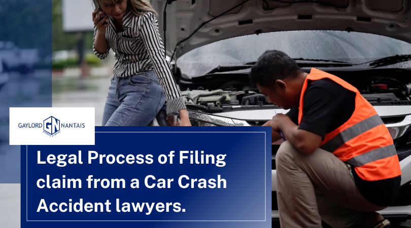 Legal Process of Filing claim from a Car Crash Accident lawyers.