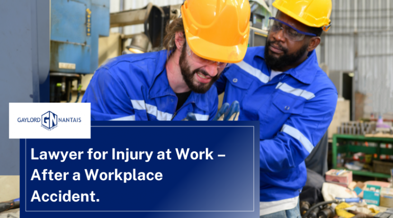 Lawyer for Injury at Work – After a Workplace Accident.
